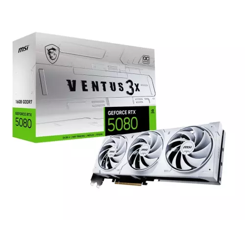 obrázek produktu MSI GeForce RTX 5080 16G VENTUS 3X OC WHITE