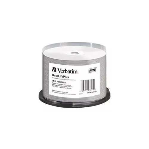 obrázek produktu Verbatim CD-R DataLifePlus 52x, 700MB, 50 ks (Spindl)