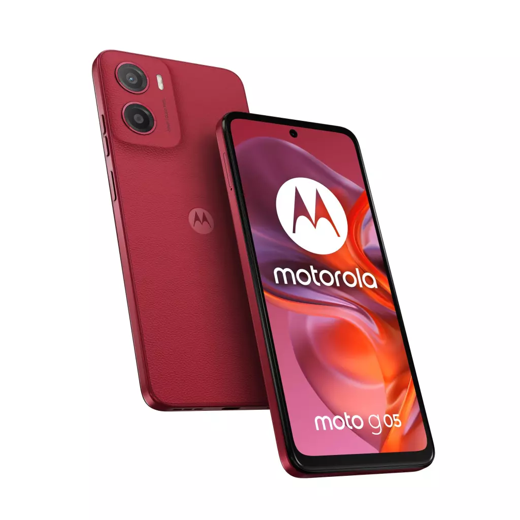 Obrázek produktu Motorola Moto G05 8+256GB Plum Red - červená