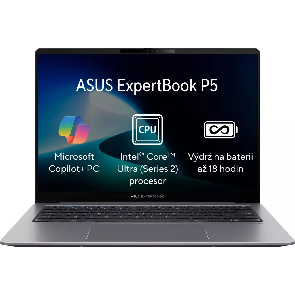 Obrázek produktu ASUS ExpertBook P5 P5405CSA-ULTRA5X Misty Grey  (záruka 3 roky NBD) - šedá