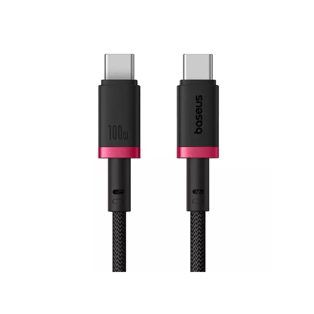 Obrázek produktu Rychlonabíjecí kabel Baseus Dura USB-C/USB-C 2m 100W červeno černý