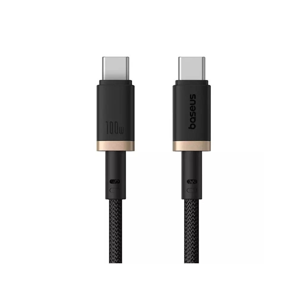 Obrázek produktu Rychlonabíjecí kabel Baseus Dura USB-C/USB-C 2m 100W černo zlatý