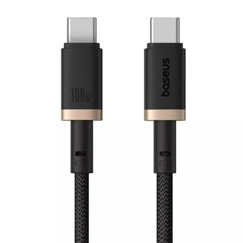 obrázek produktu Rychlonabíjecí kabel Baseus Dura USB-C/USB-C 2m 100W černo zlatý
