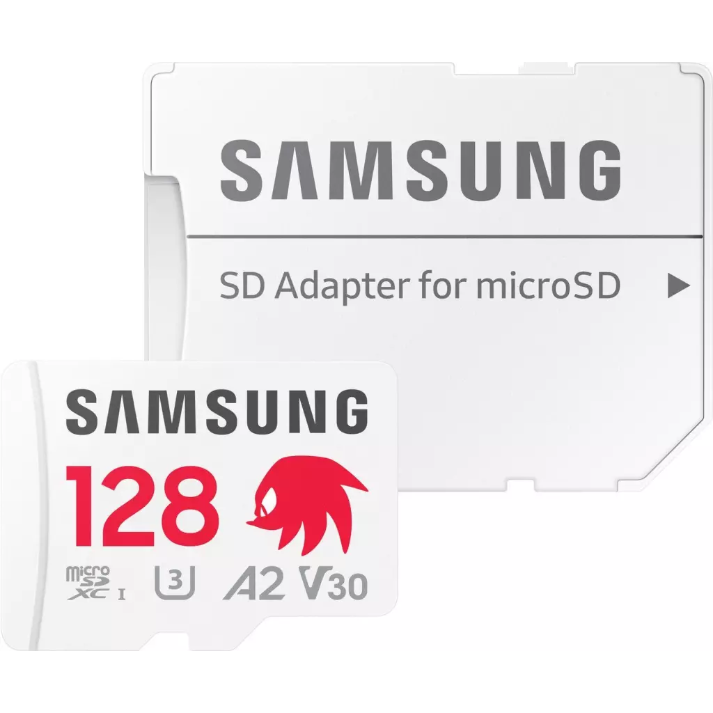 Obrázek produktu Samsung microSDXC 128GB PRO Plus Sonic the Hedgedog™ + SD adaptér