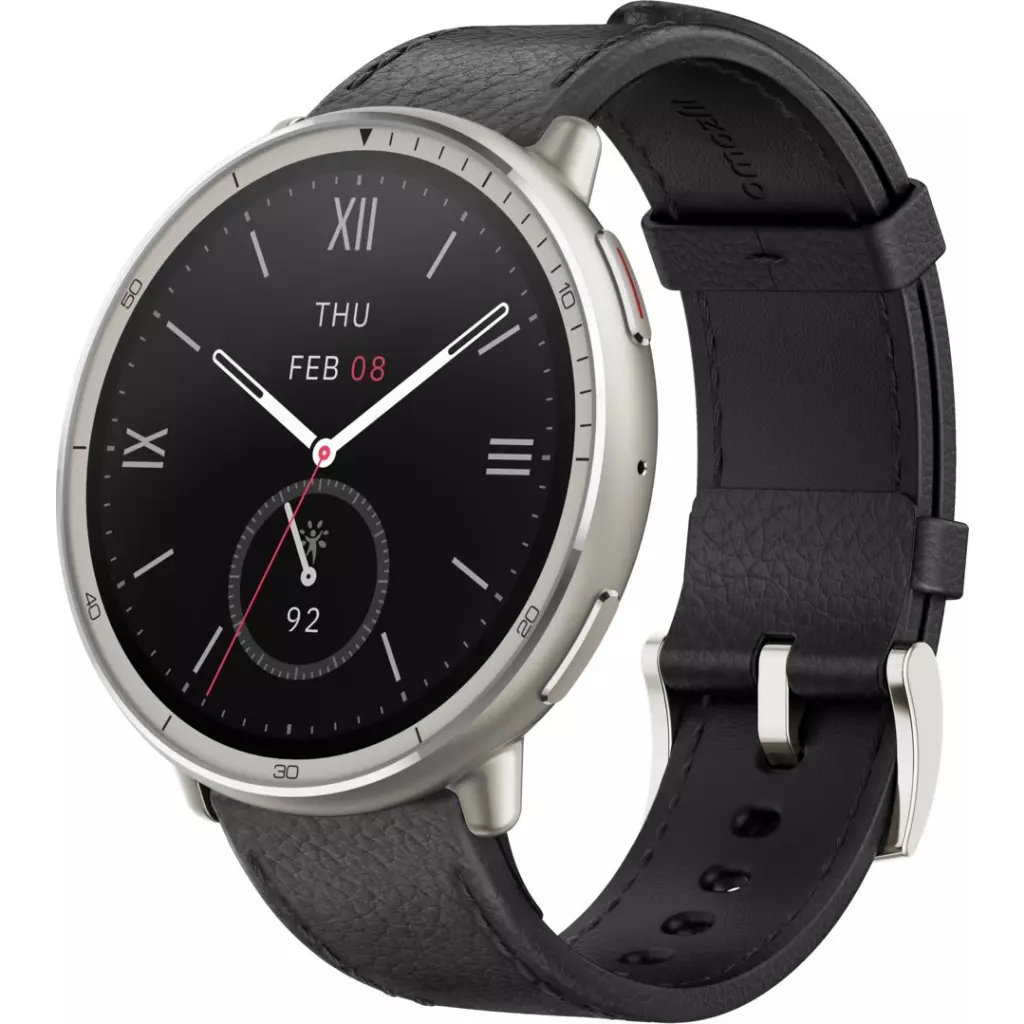 Obrázek produktu Amazfit Active 2, kožený náramek, černá