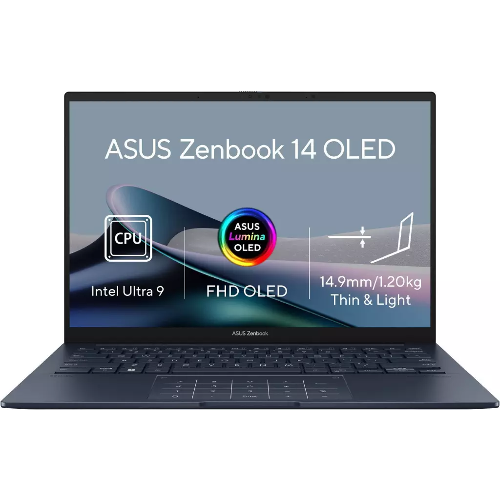 Obrázek produktu ASUS Zenbook 14 OLED UX3405CA-OLED232X Ponder Blue celokovový - modrá