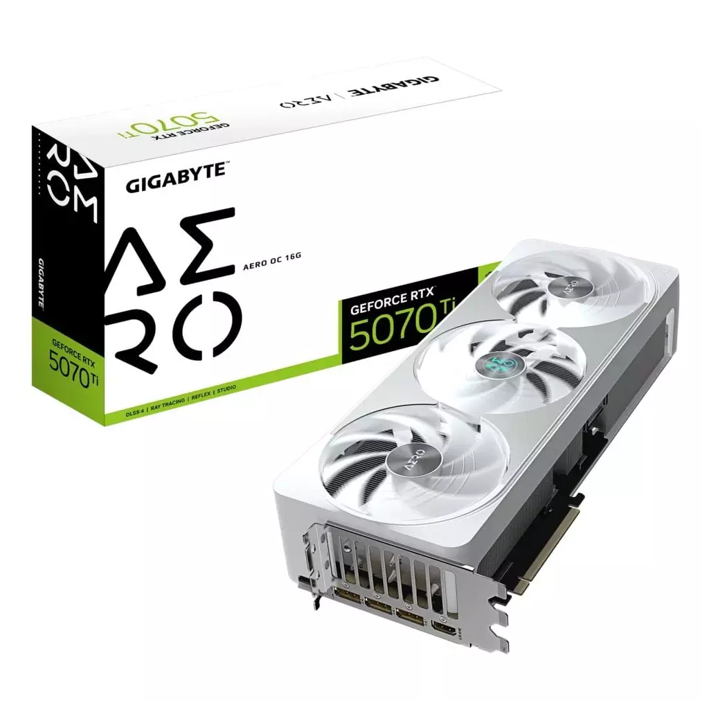 Obrázek produktu GIGABYTE GeForce RTX 5070 Ti AERO OC 16G