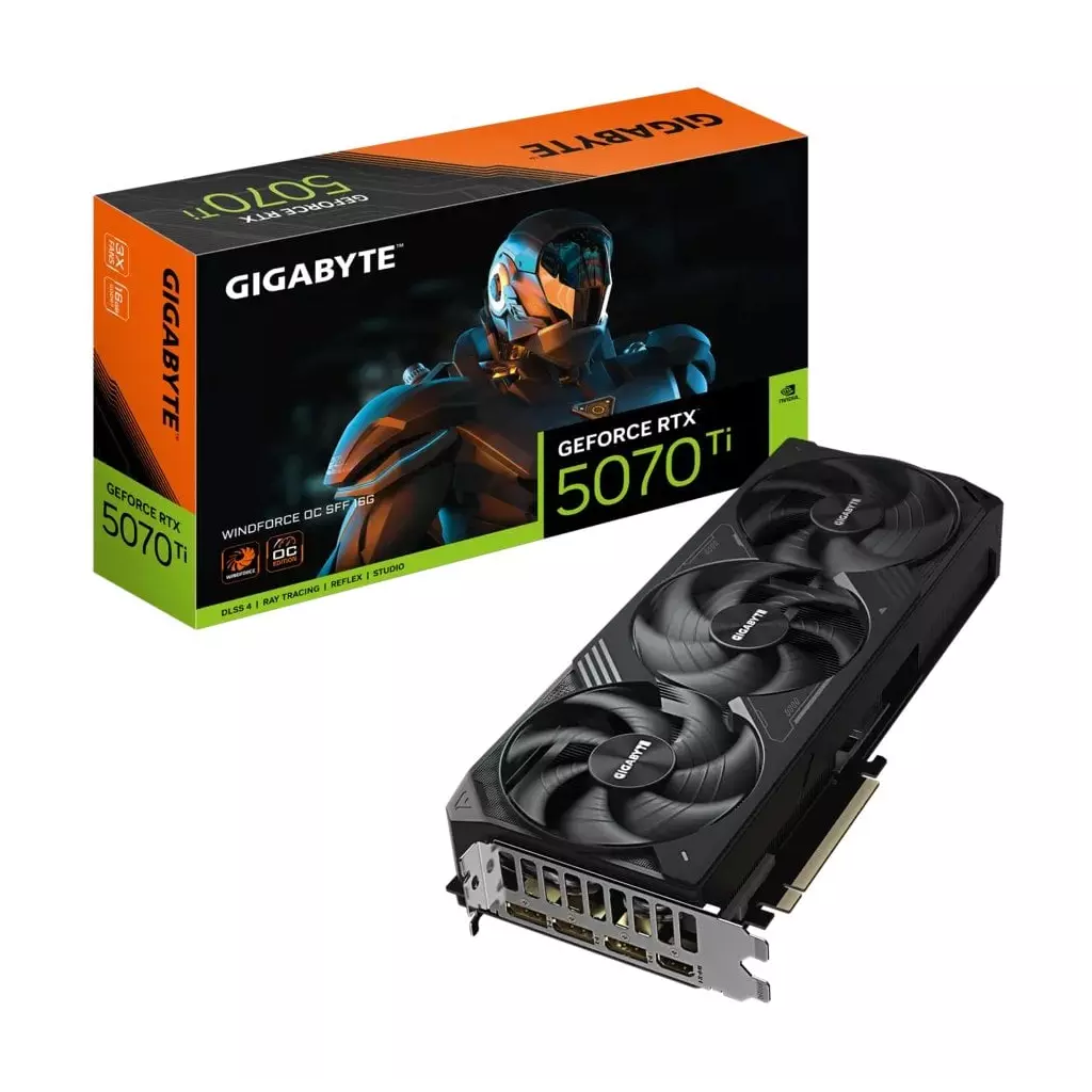 Obrázek produktu GIGABYTE GeForce RTX 5070 Ti WINDFORCE OC SFF 16G