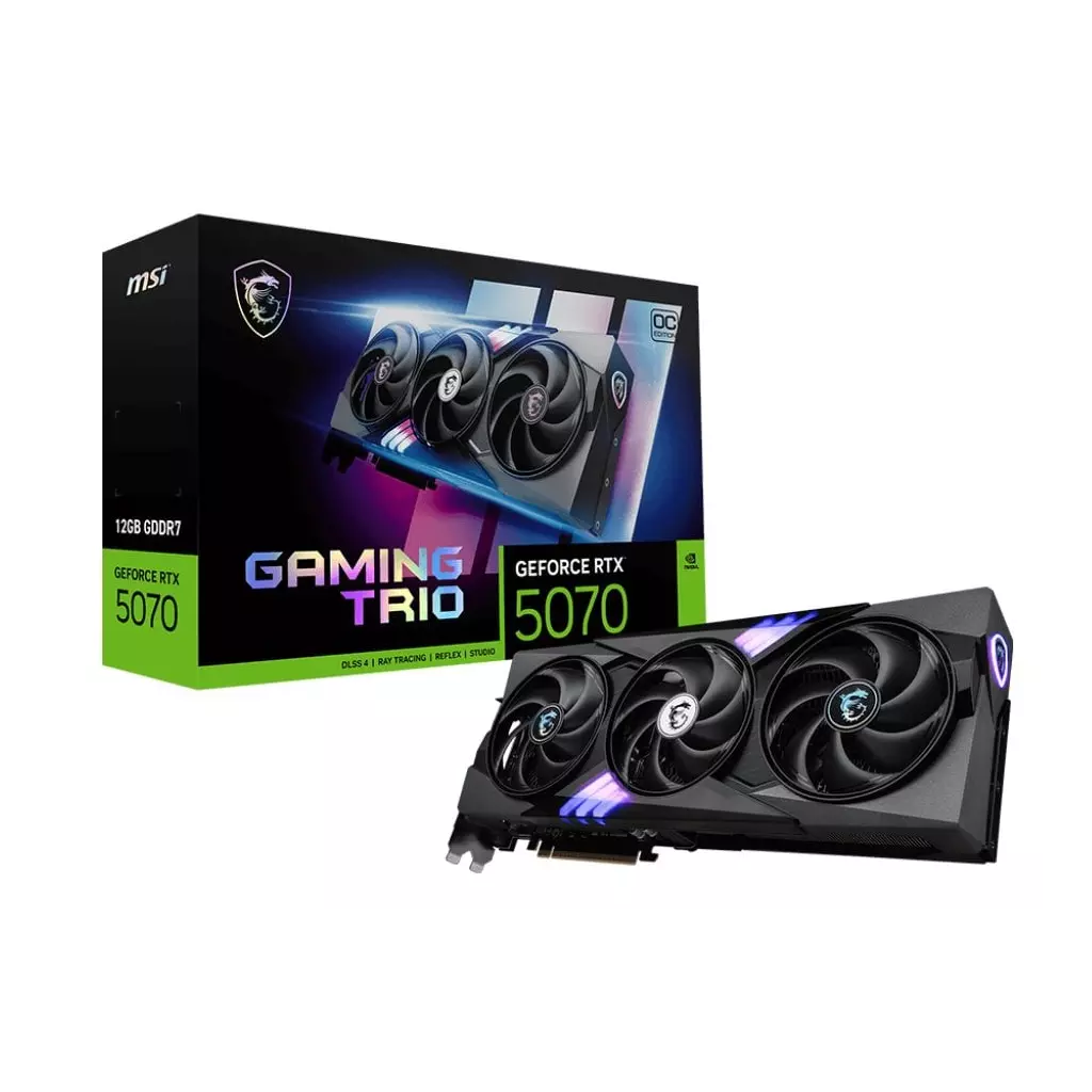 Obrázek produktu MSI GeForce RTX 5070 12G GAMING TRIO OC
