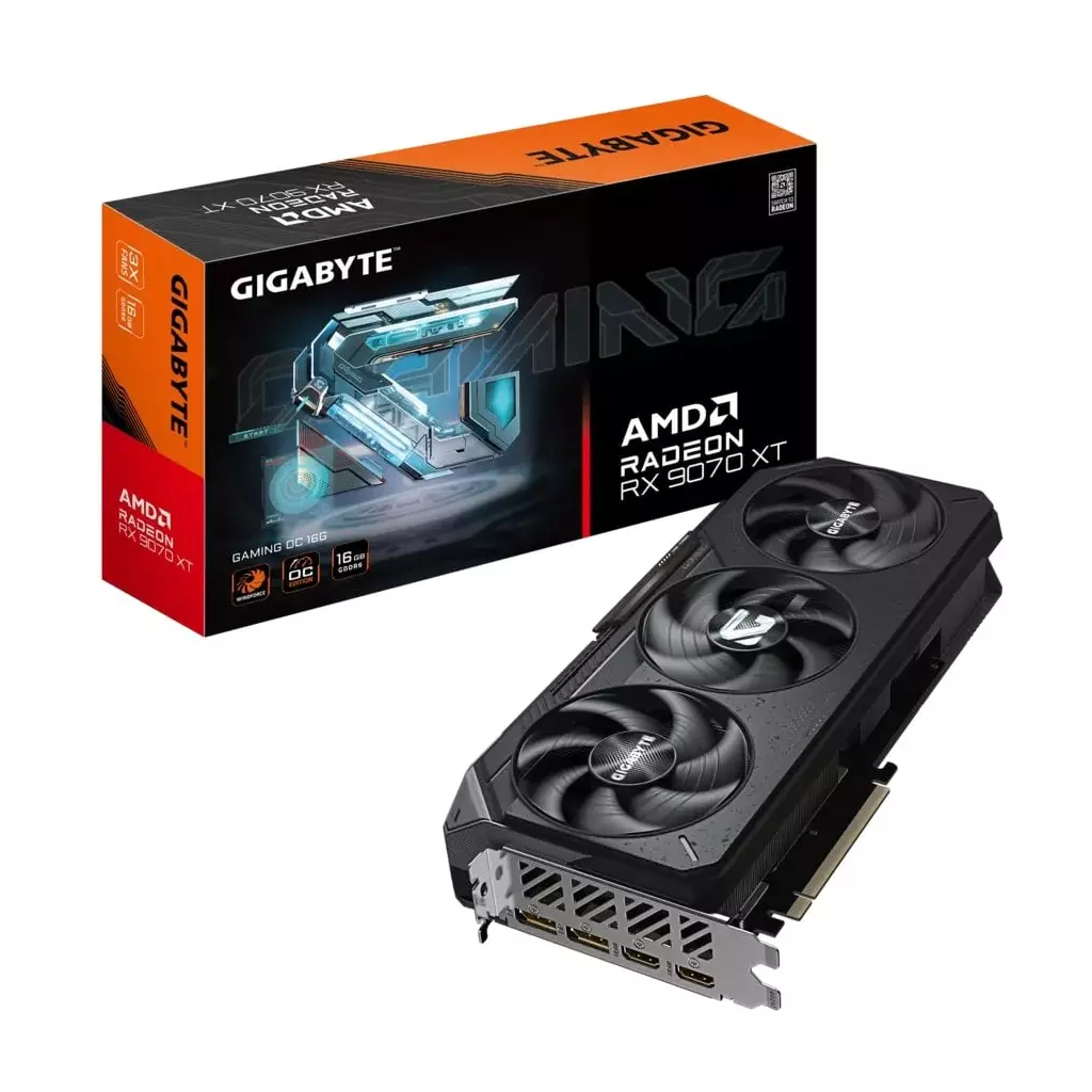 Obrázek produktu GIGABYTE Radeon RX 9070 XT GAMING OC 16G