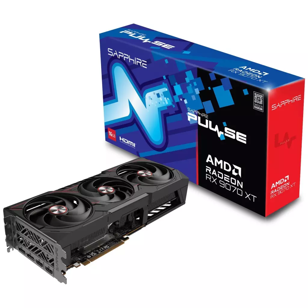 Obrázek produktu SAPPHIRE PULSE Radeon RX 9070 GAMING 16GB