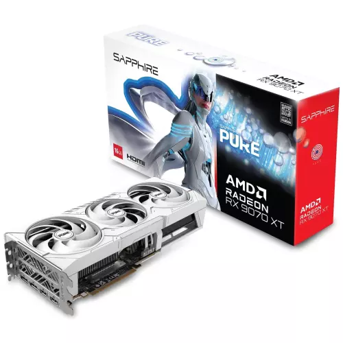 obrázek produktu SAPPHIRE PURE Radeon RX 9070 XT GAMING 16GB