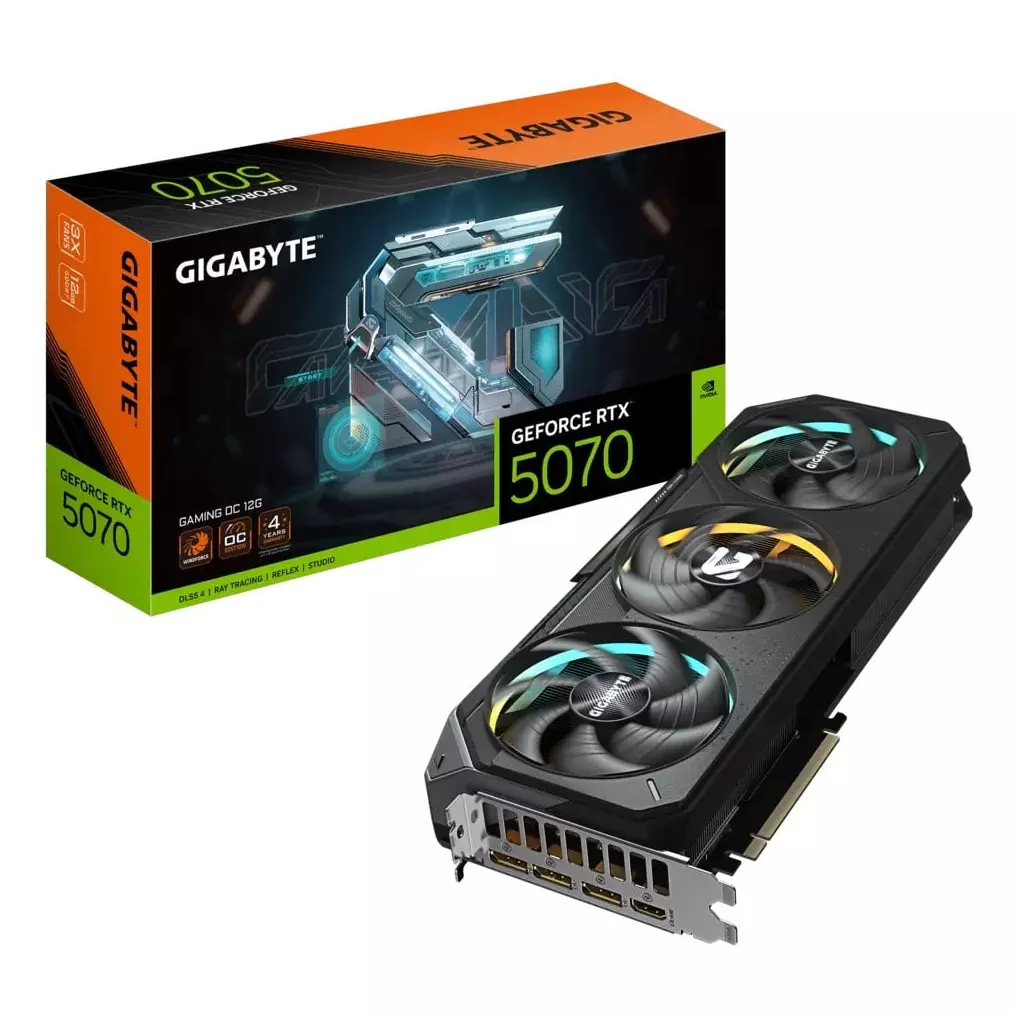 Obrázek produktu GIGABYTE GeForce RTX 5070 GAMING OC 12G
