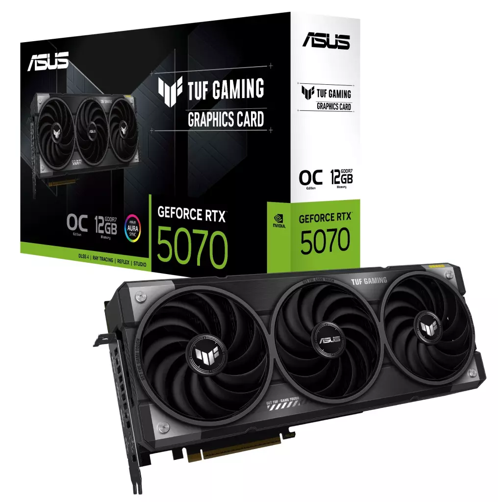 Obrázek produktu ASUS TUF GeForce RTX 5070 12GB GDDR7 OC Edition