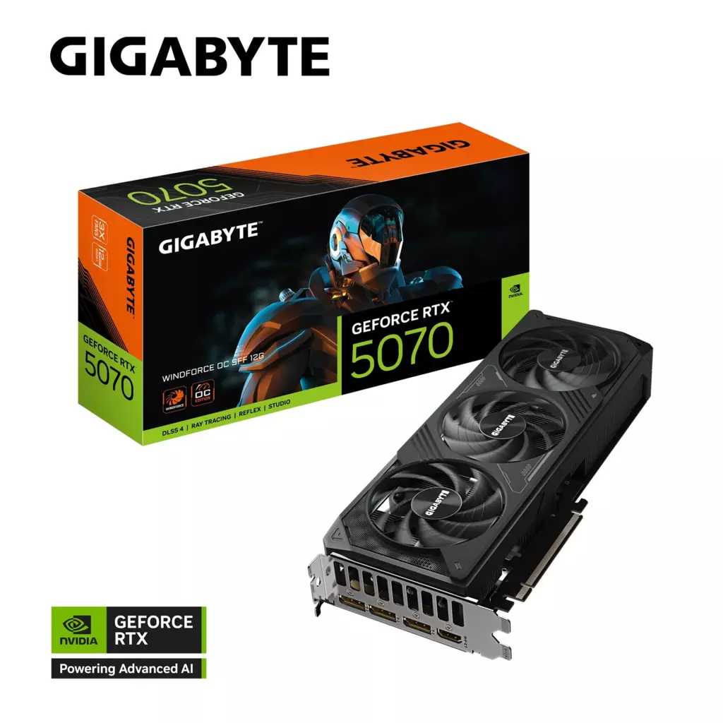 Obrázek produktu GIGABYTE GeForce RTX 5070 WINDFORCE OC SFF 12G