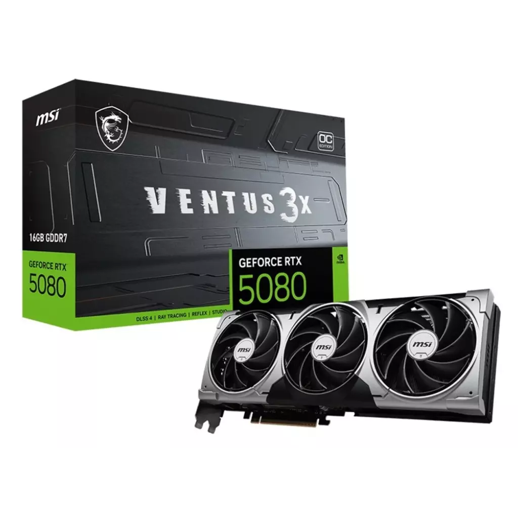 Obrázek produktu MSI GeForce RTX 5080 16G VENTUS 3X OC