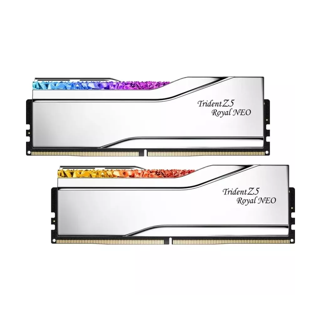 Obrázek produktu G.Skill Trident Z5 Royal Neo Silver 96GB Kit DDR5 6000 CL28 - stříbrná