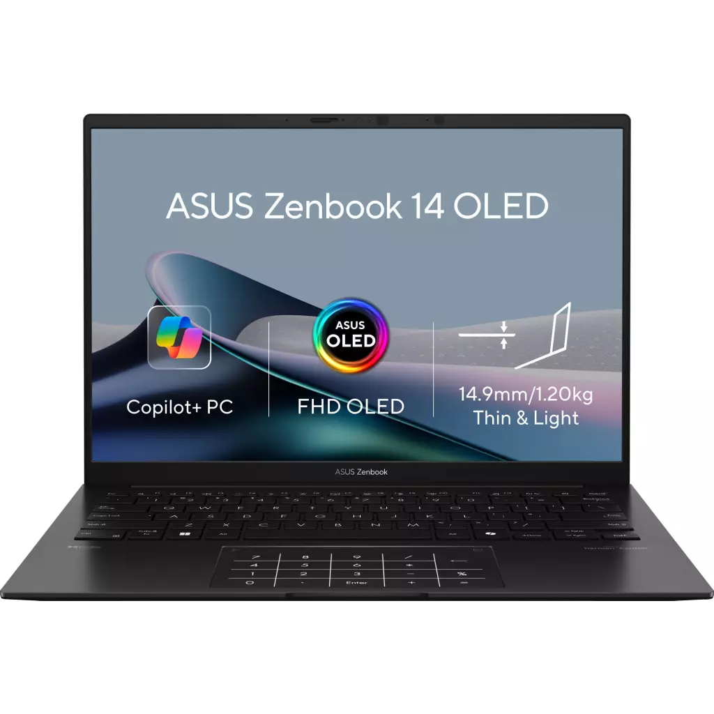 Obrázek produktu ASUS Zenbook 14 UM3406KA-OLED027W Jade Black - černá