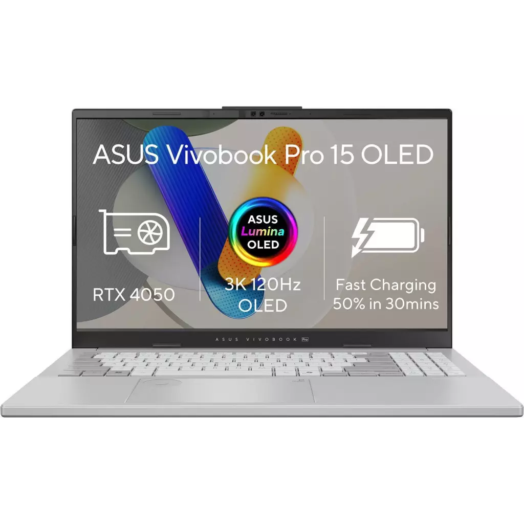 Obrázek produktu ASUS Vivobook Pro 15 OLED N6506CU-OLED013X Cool Silver kovový - stříbrná
