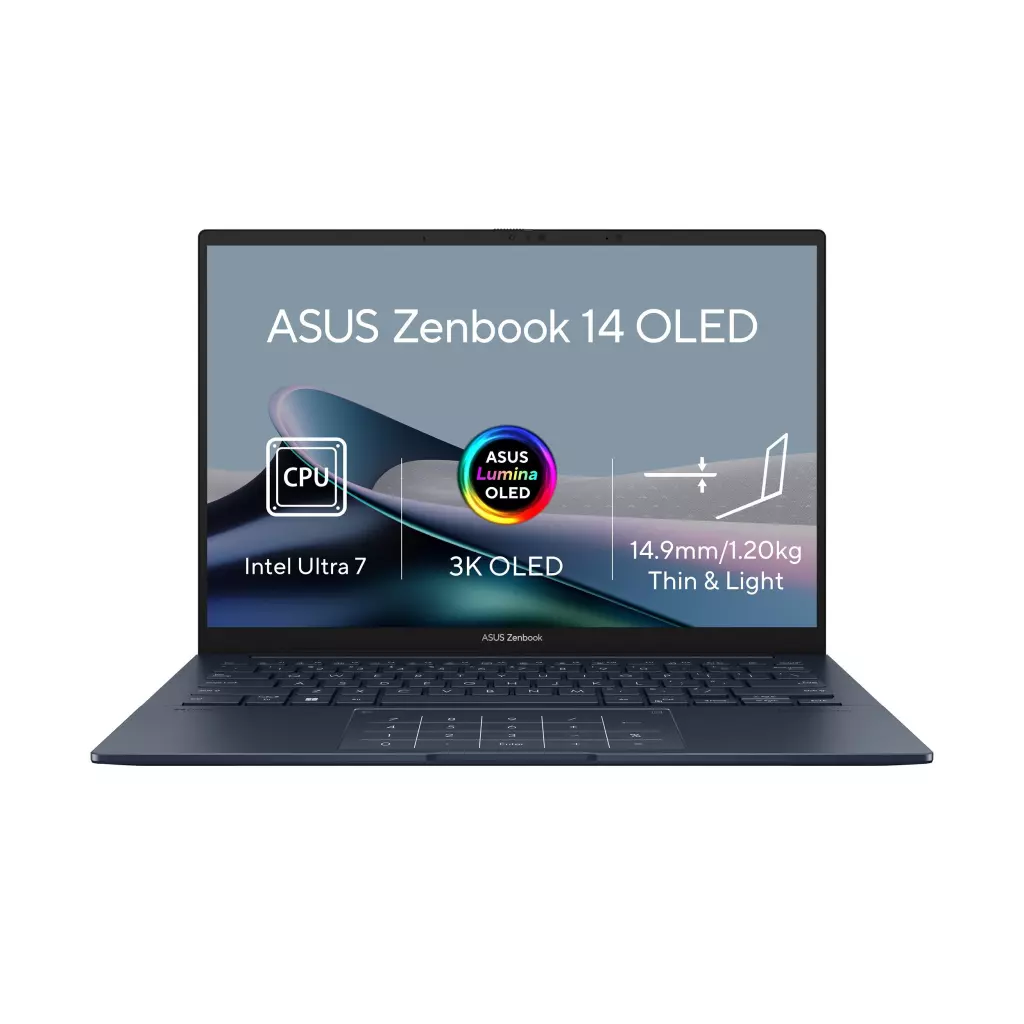Obrázek produktu ASUS Zenbook 14 UX3405CA-OLED381X Ponder Blue celokovový - modrá