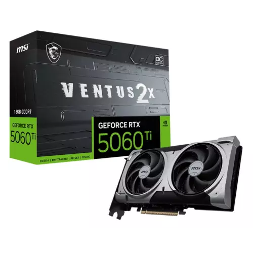 obrázek produktu MSI GeForce RTX 5060 Ti 16G VENTUS 2X OC PLUS