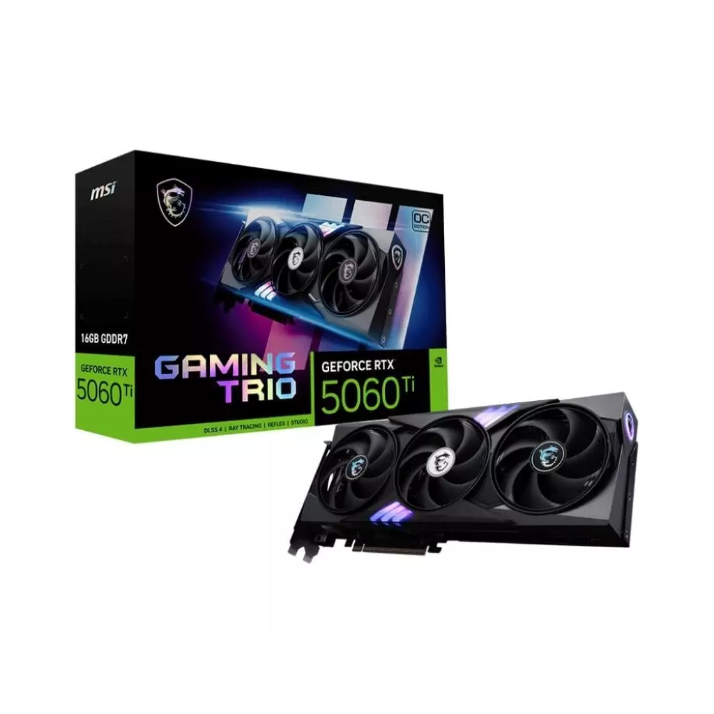 Obrázek produktu MSI GeForce RTX 5060 Ti 16G GAMING TRIO OC