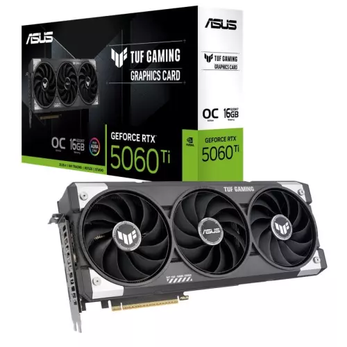obrázek produktu ASUS TUF Gaming GeForce RTX 5060 Ti 16GB OC Edition
