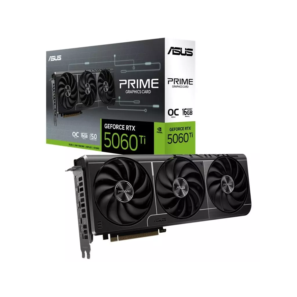Obrázek produktu ASUS PRIME GeForce RTX 5060 Ti 16GB OC 