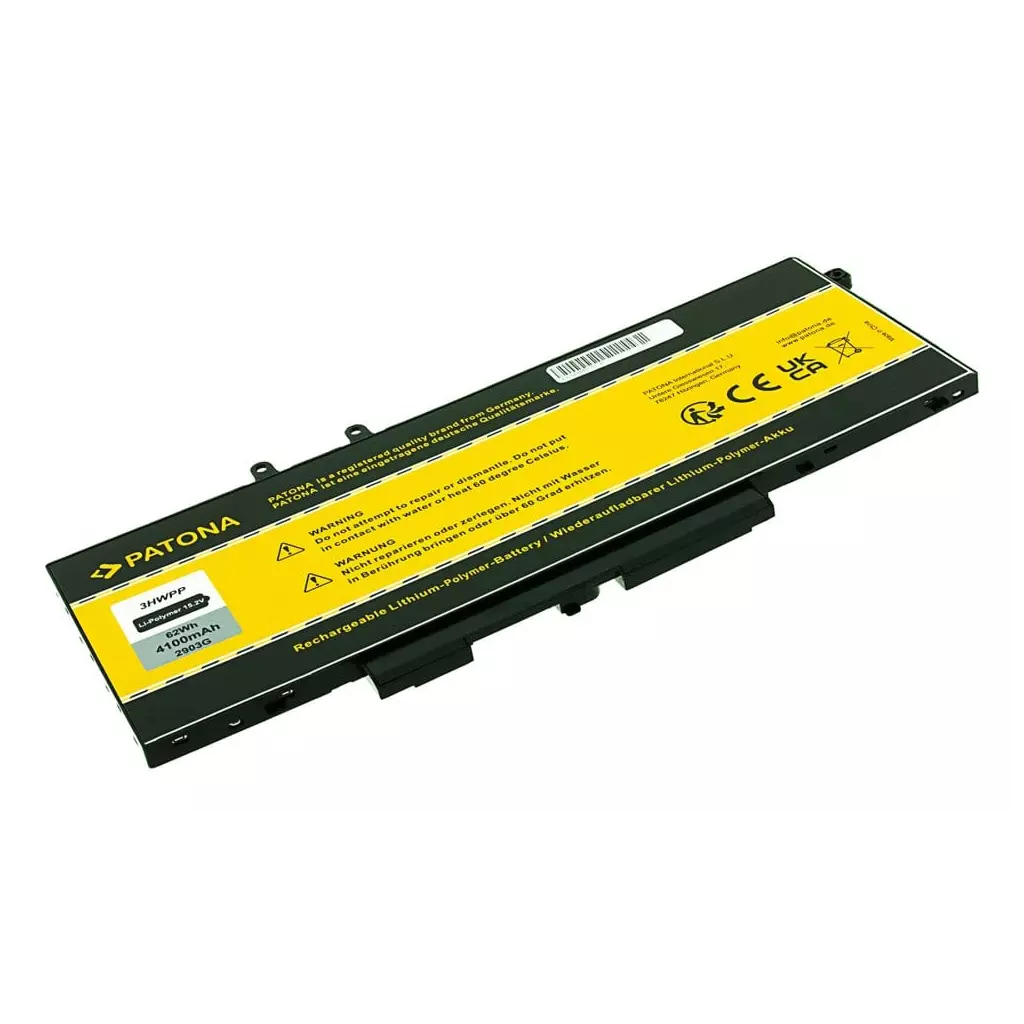 Obrázek produktu PATONA baterie pro ntb DELL LATITUDE 5400/5410/5510 4100mAh Li-Pol 15,2V 4GVMP,3HWPP