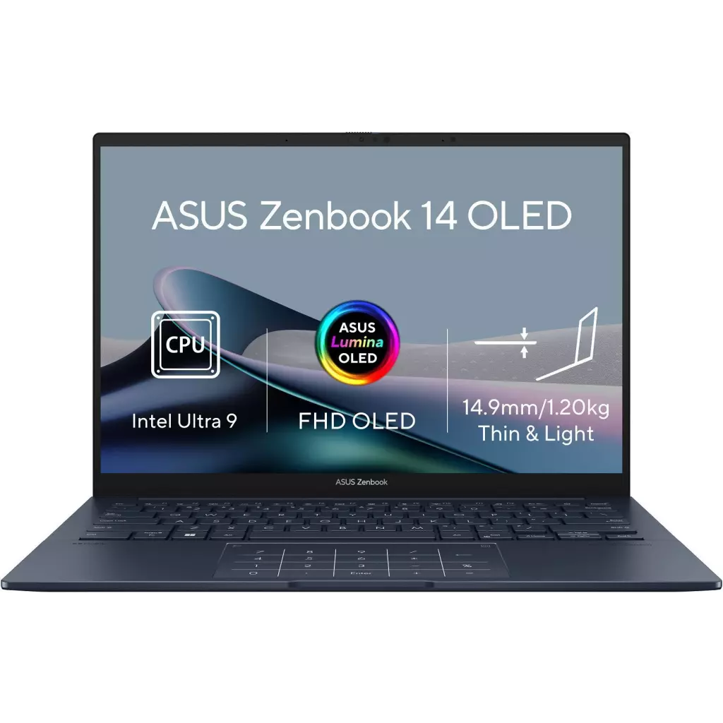 Obrázek produktu ASUS Zenbook 14 OLED UX3405CA-OLED230X Ponder Blue celokovový - modrá