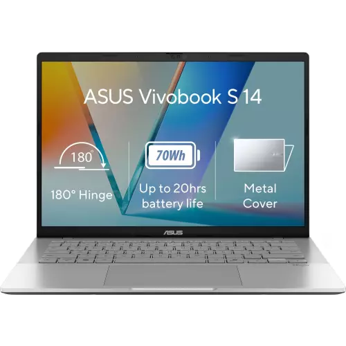 obrázek produktu ASUS Vivobook S14 M3407HA-LY028W Cool Silver kovový - stříbrná