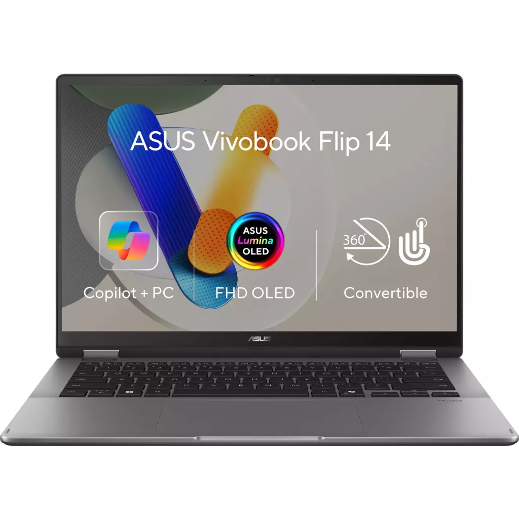 Obrázek produktu ASUS Vivobook 14 Flip TP3407SA-OLED021W Matte Gray kovový - šedá
