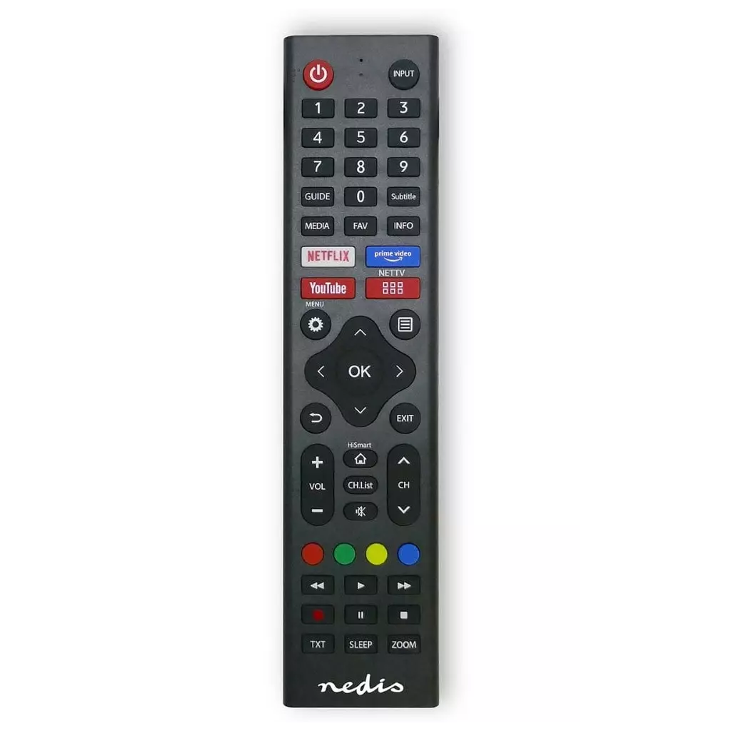 Obrázek produktu NEDIS předprogramovaný dálkový ovladač kompatibilní se všemi televizory Hi-Sense
