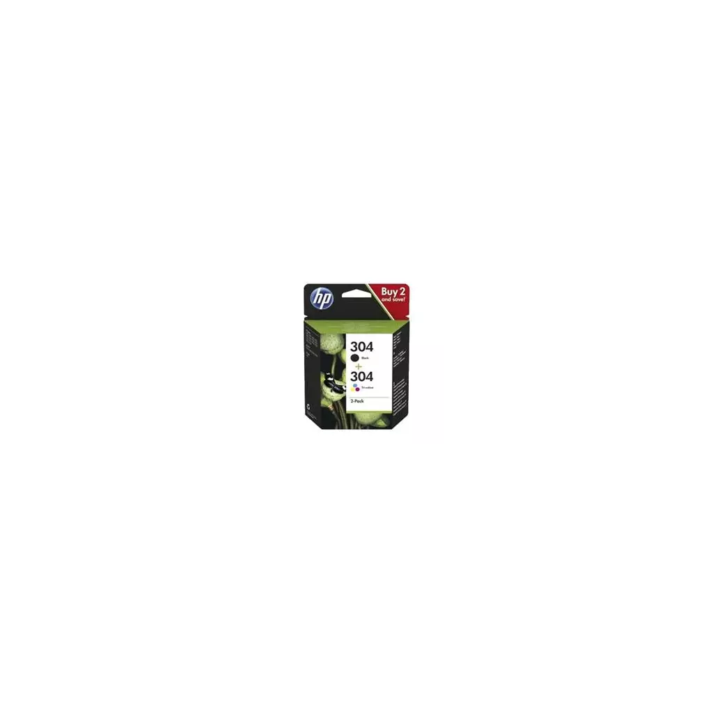 Obrázek produktu HP 304 multipack - černá + tříbarevná, 3JB05AE