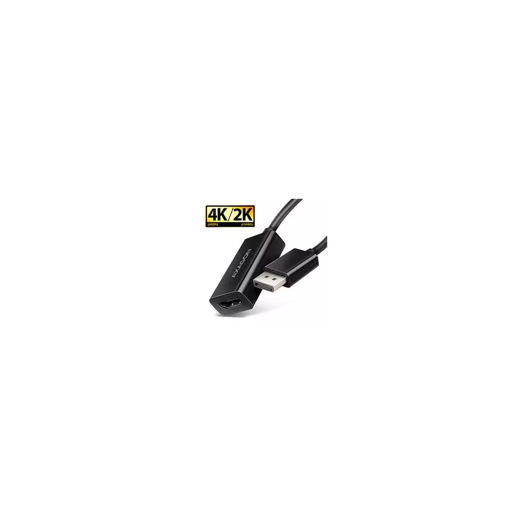 Obrázek produktu AXAGON RVD-HI20N, DisplayPort -> HDMI 2.0b redukce / adaptér, 4K/60Hz