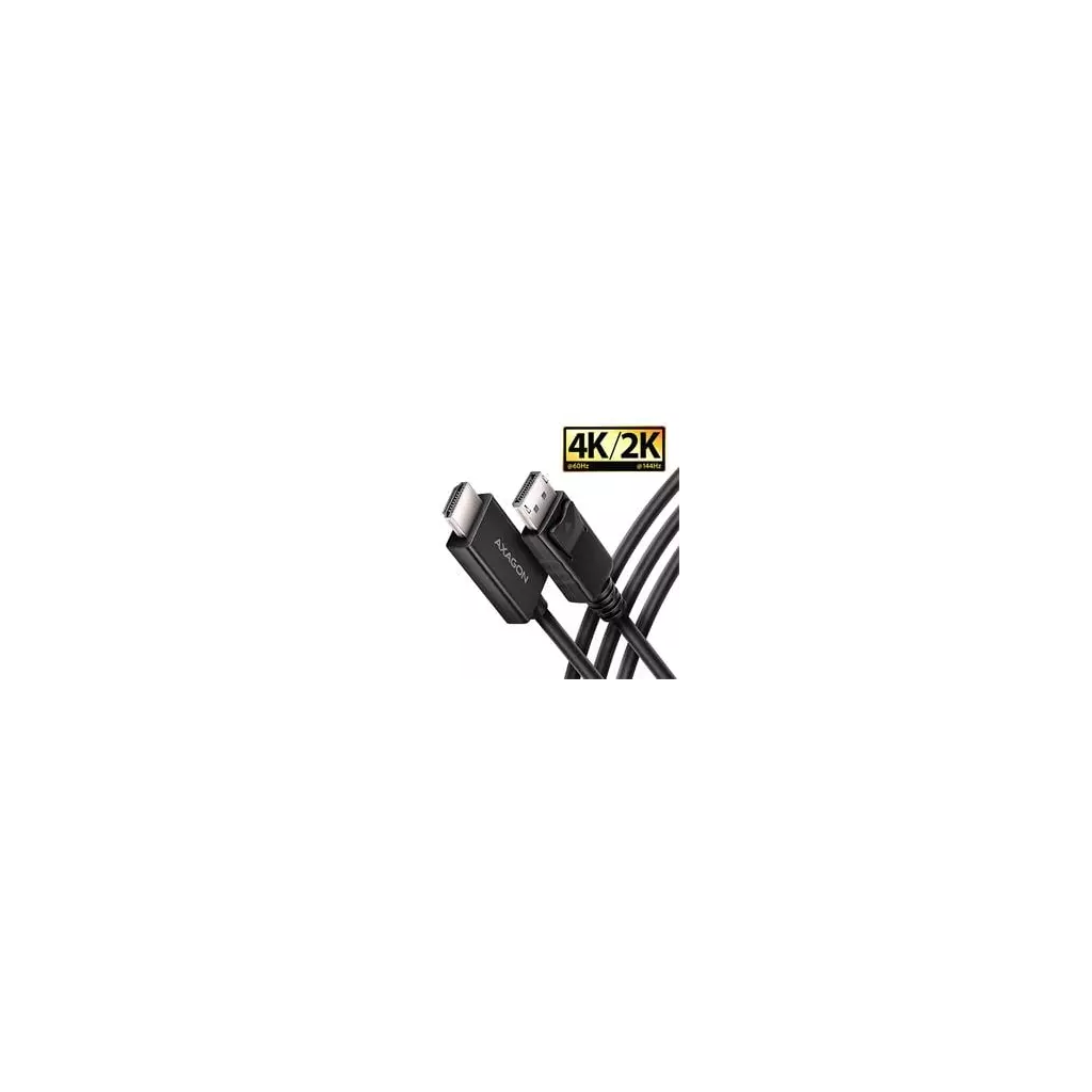 Obrázek produktu AXAGON RVD-HI20C2, DisplayPort -> HDMI 2.0b redukce / kabel 1.8m, 4K/60Hz