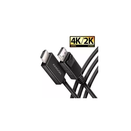 obrázek produktu AXAGON RVD-HI20C2, DisplayPort -> HDMI 2.0b redukce / kabel 1.8m, 4K/60Hz