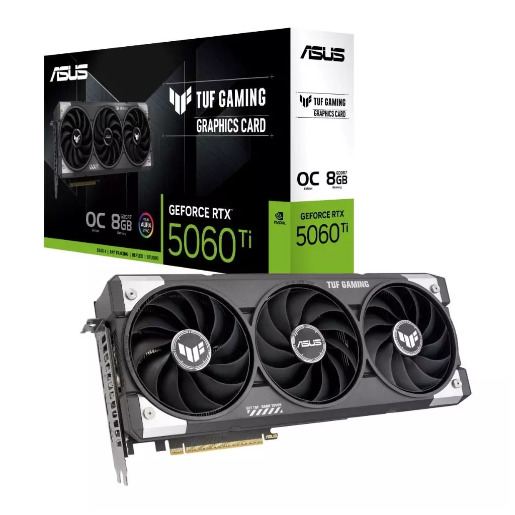 Obrázek produktu ASUS TUF GeForce RTX 5060 Ti GAMING OC 8G