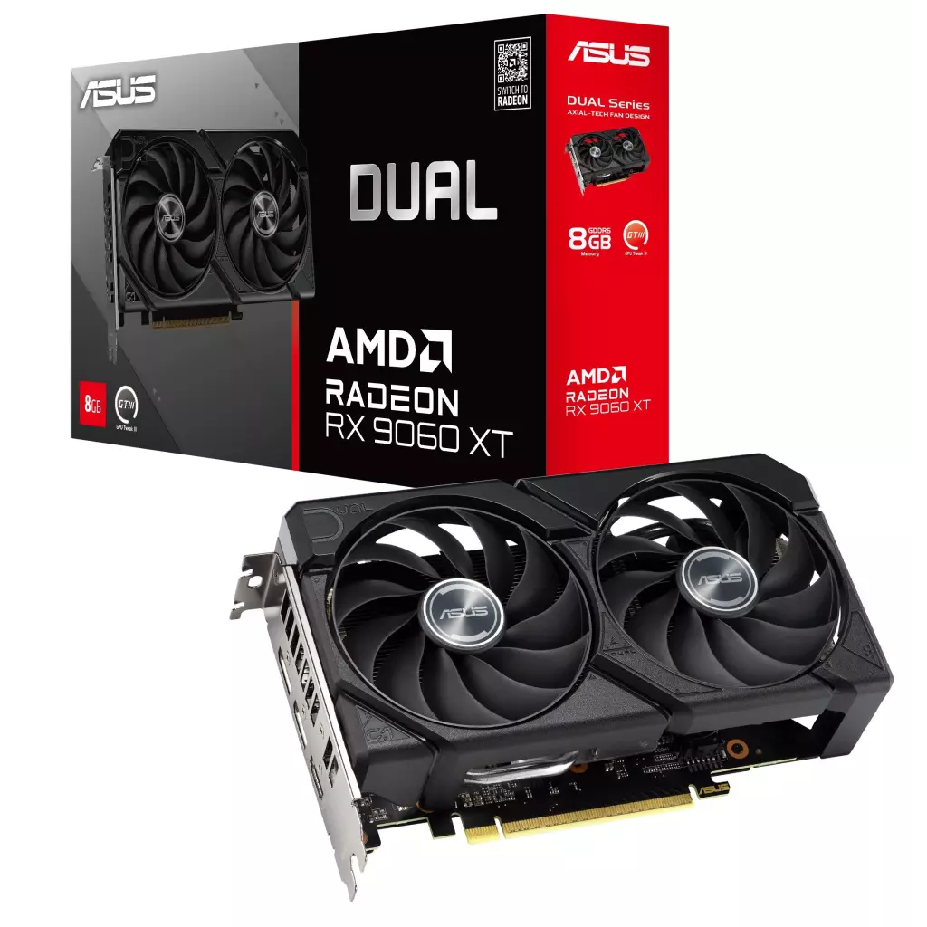 Obrázek produktu ASUS Dual Radeon RX9060XT 8GB GDDR6