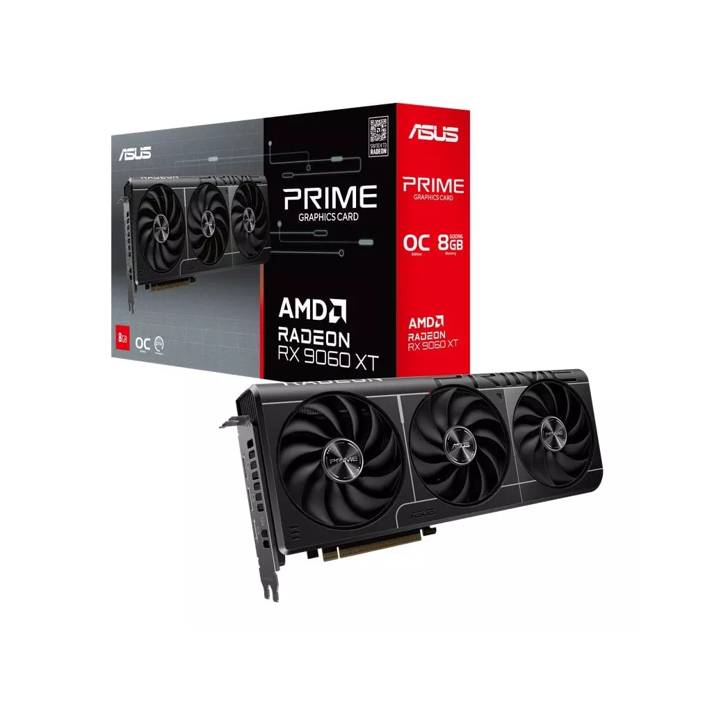 Obrázek produktu ASUS Prime Radeon RX9060XT 8GB GDDR6 OC