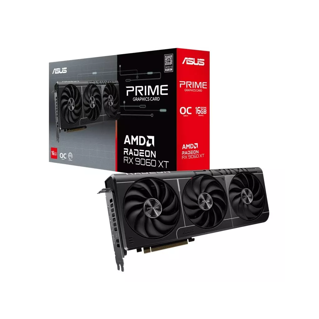 Obrázek produktu ASUS Prime Radeon RX9060XT 16GB GDDR6 OC
