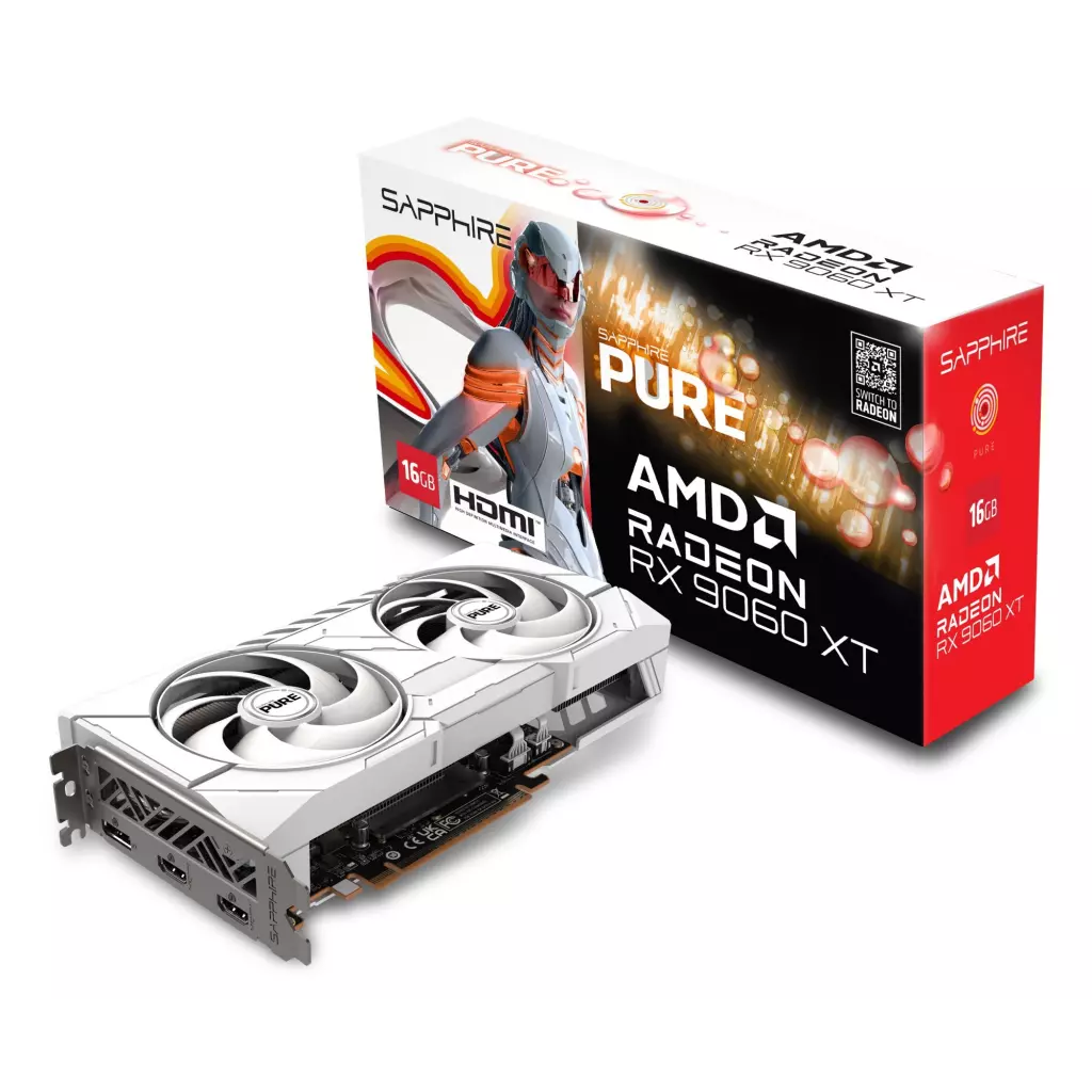 Obrázek produktu SAPPHIRE PURE Radeon RX 9060 XT 16GB