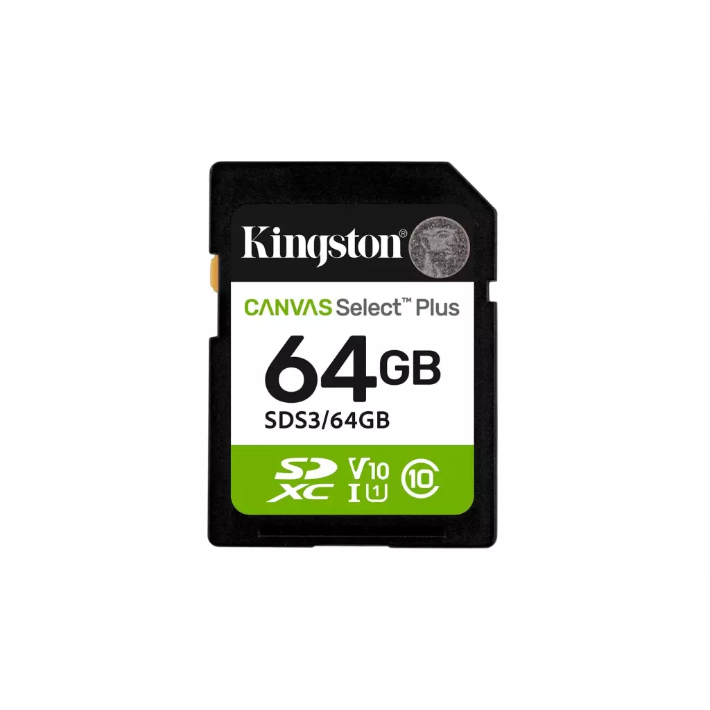 Obrázek produktu Kingston SDXC 64GB Canvas Select Plus Gen 3