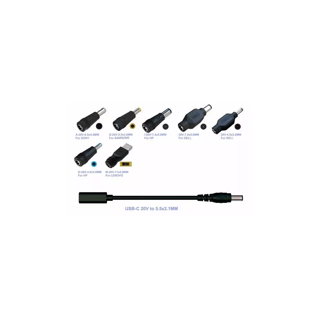 Obrázek produktu EUROCASE Koncovky pro napájecí adaptér AD-716