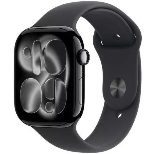 obrázek produktu Apple Watch Series 11 GPS 42mm Black Aluminium, Black Sport Band - S/M