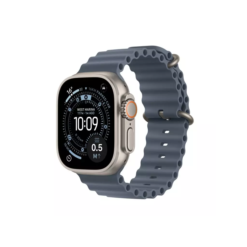 Obrázek produktu Apple Watch Ultra 3 GPS + Cellular 49mm Natural Titanium Case with Anchor Blue Ocean Band