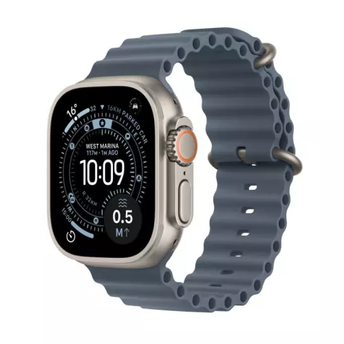 obrázek produktu Apple Watch Ultra 3 GPS + Cellular 49mm Natural Titanium Case with Anchor Blue Ocean Band
