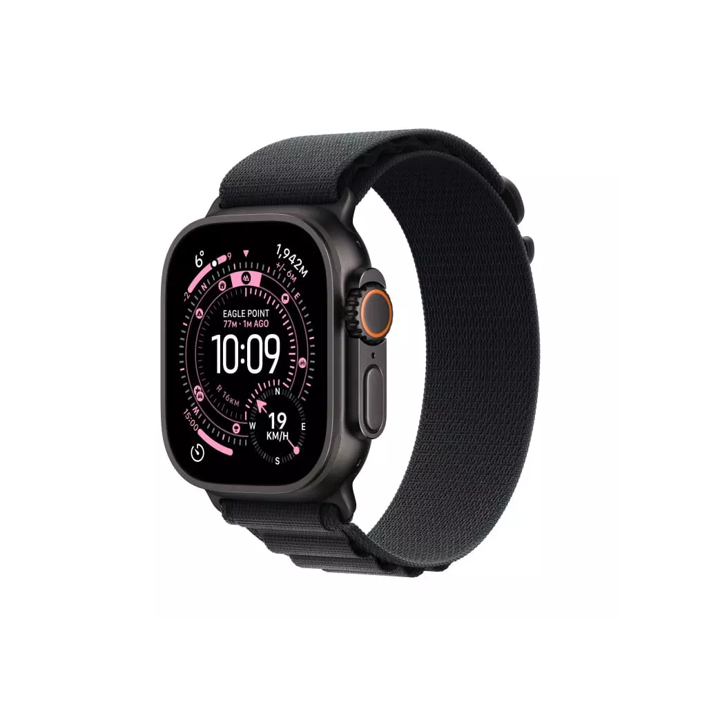 Obrázek produktu Apple Watch Ultra 3 GPS + Cellular 49mm Black Titanium Case with Black Alpine Loop - Large