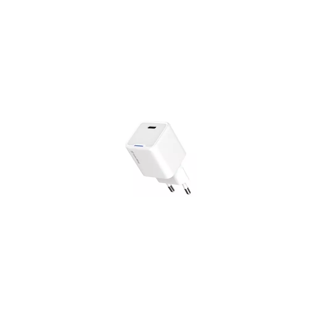 Obrázek produktu ColorWay 1x USB-C/ síťová nabíječka/ GaN/ PD/ PPS/ 25W/ Bílá - bílá
