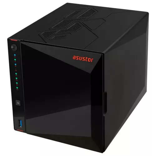 obrázek produktu Asustor Nimbustor 4 Gen2  AS5404T 4 Bay NAS, Quad-Core 2.0GHz CPU, Dual 2.5GbE Ports, 4GB DDR4, 4x M.2 SSD Slots